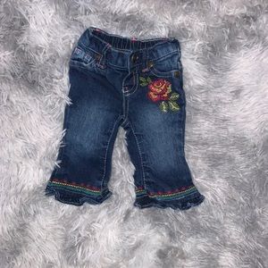 Newborn girl jeans